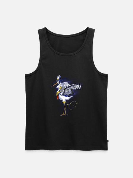 Egyptian Mythology Deity Benny - Men's Premium Organic Tank Top - black