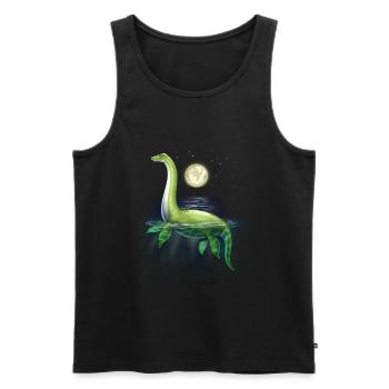 Loch Ness Monster - Men's Premium Organic Tank Top - black - Front - AI Model Male 178 light (178cm)