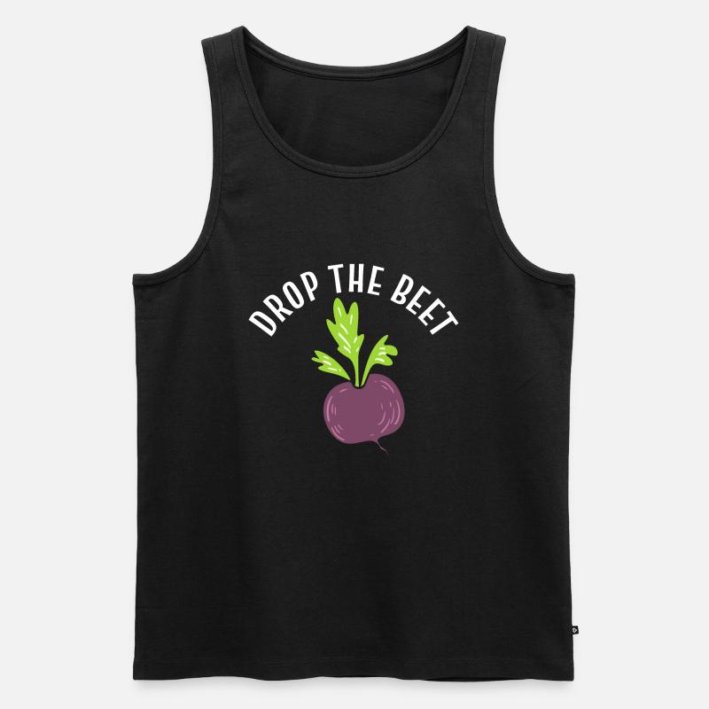 Drop The Beet Botaniker - Männer Premium Bio Tank Top - Schwarz