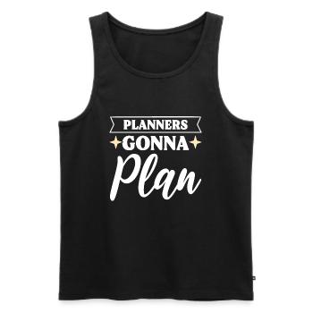 Lustiger Veranstaltungsmanager - Männer Premium Bio Tank Top - Schwarz - Vorne - Michal (187cm)
