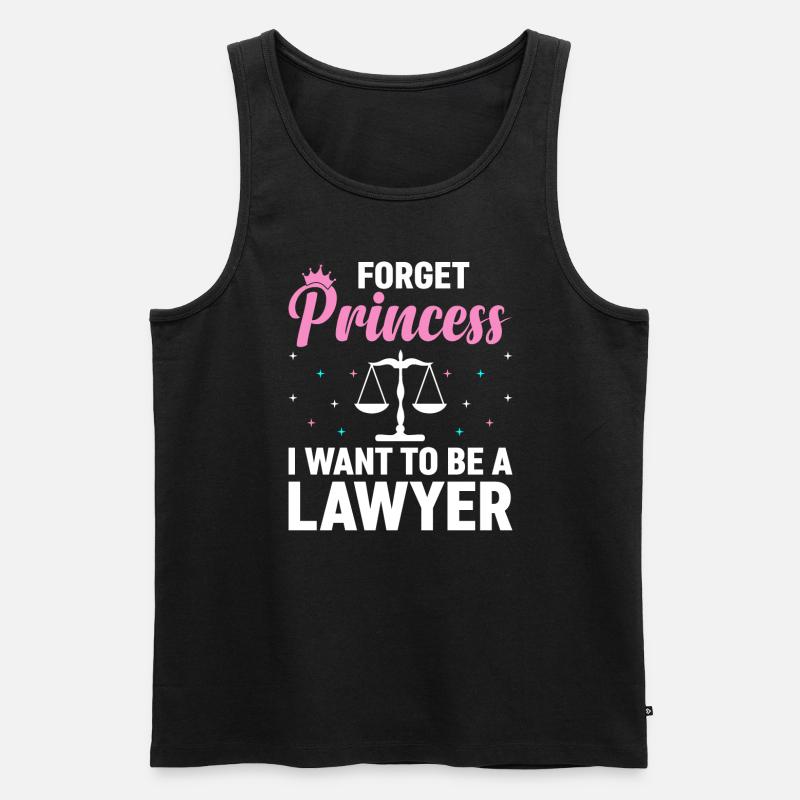 Jura Studentin Law Student - Männer Premium Bio Tank Top - Schwarz