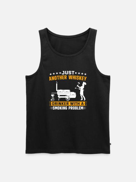 BBQ BBQ Gift - Men's Premium Organic Tank Top - black