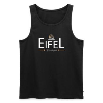 Eifel Klettern - Männer Premium Bio Tank Top - Schwarz - Vorne - Michal (187cm)