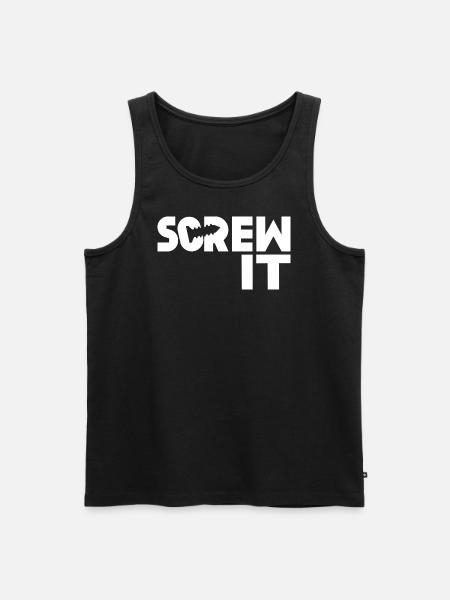 Screw it - Men's Premium Organic Tank Top - black