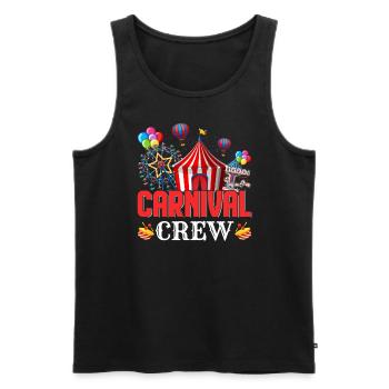 Carnival Circus - Men's Premium Organic Tank Top - black - Front - AI Model Male 178 light (178cm)
