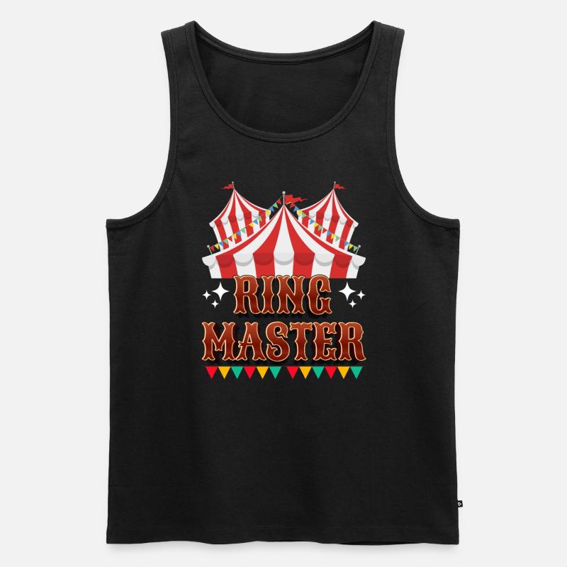 Zirkus - Männer Premium Bio Tank Top - Schwarz