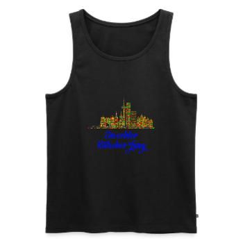 Köln Jeck Fasching Karneval Kostüm Verkleidung - Männer Premium Bio Tank Top - Schwarz - Vorne - Michal (187cm)