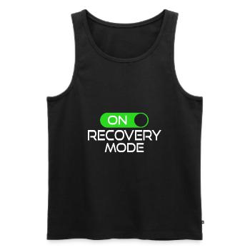 Get Well Mode de récupération de blague de blessure - Débardeur bio Premium Homme - noir - Devant - Michal (187cm)