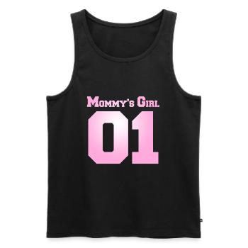 Partner Look Couple Partner Couple Couple Family - Men's Premium Organic Tank Top - black - Front - Michal (187cm)
