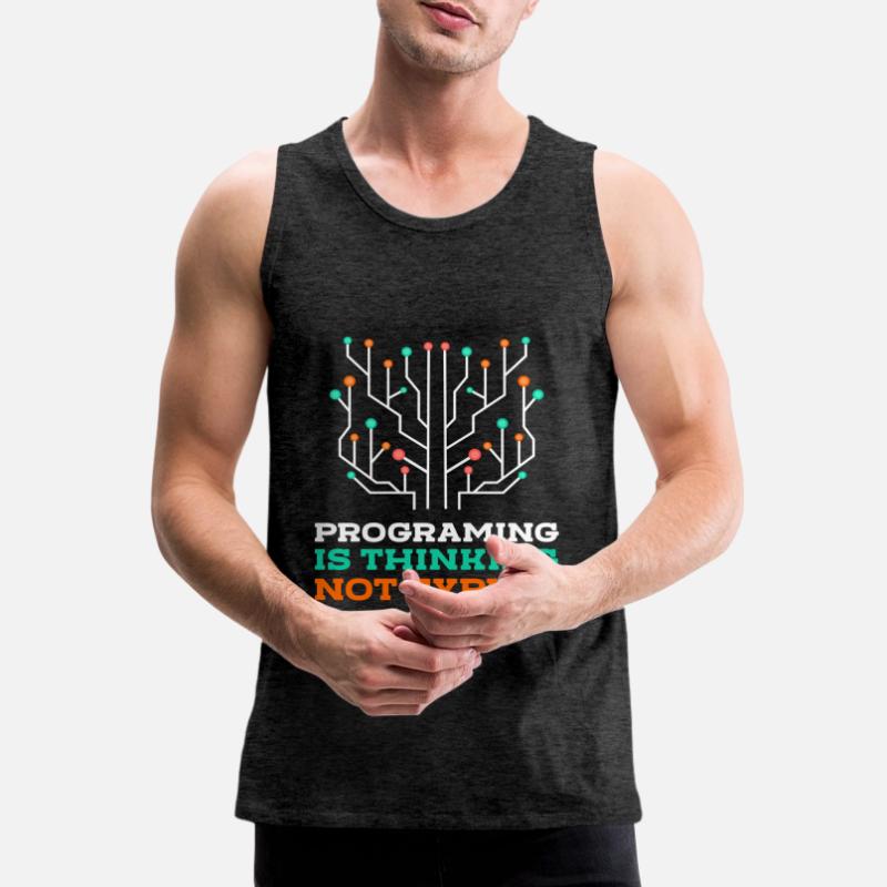 Programmierer Coder Nerd Männer Premium Bio Tank Top