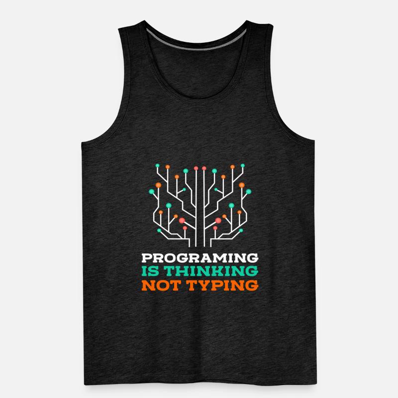Programmierer Coder Nerd Männer Premium Bio Tank Top