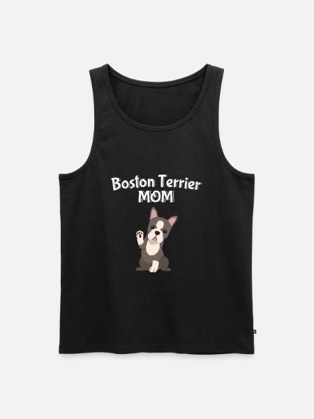 Maman Boston Terrier - Débardeur bio Premium Homme - noir