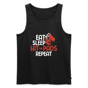 Boxsport Boxing - Männer Premium Bio Tank Top - Schwarz - Vorne - Michal (187cm)