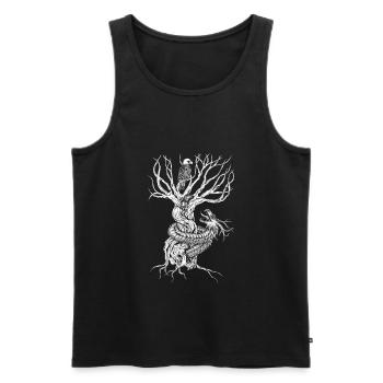 Tales of Yggdrasil - Débardeur bio Premium Homme - noir - Devant - Michal (187cm)