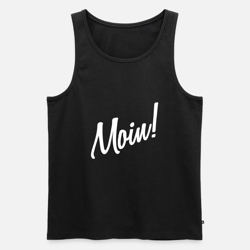 Moin - Moin moin bave déjà - Débardeur bio Premium Homme - noir