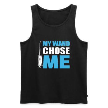 My Wand Chose Me General Internist - Männer Premium Bio Tank Top - Schwarz - Vorne - Michal (187cm)