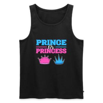 Prince Or Princess Eventplaner - Männer Premium Bio Tank Top - Schwarz - Vorne - Michal (187cm)