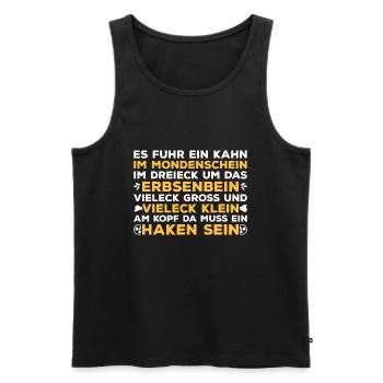 MTRA Medizinisch-Technischer Radiologie Mta - Männer Premium Bio Tank Top - Schwarz - Vorne - Michal (187cm)