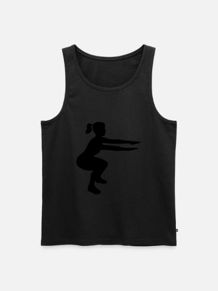 fitness frau - Männer Premium Bio Tank Top - 