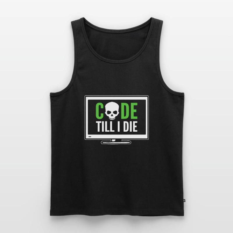 Computer Programmer Computer Specialist Men's Premium Organic Tank Top