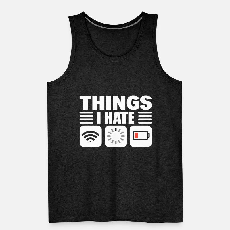 Lustiger Programmierer Computerprogrammierer Männer Premium Bio Tank Top