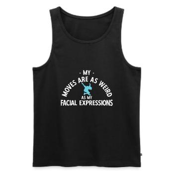 Breakdancing Tanzen für Tänzer - Männer Premium Bio Tank Top - Schwarz - Vorne - Michal (187cm)