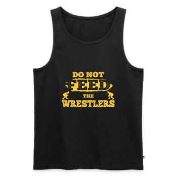Grappling Martial Arts Wrestling - Männer Premium Bio Tank Top - Schwarz - Vorne - Michal (187cm)