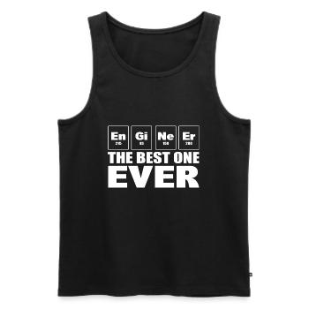 Schiffsingenieur Humor Schiffsingenieur - Männer Premium Bio Tank Top - Schwarz - Vorne - AI Model Male 178 light (178cm)