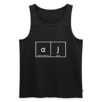 Aj Name Vorname Chemie Periodensystem Elemente - Männer Premium Bio Tank Top - Schwarz - Vorne - Michal (187cm)