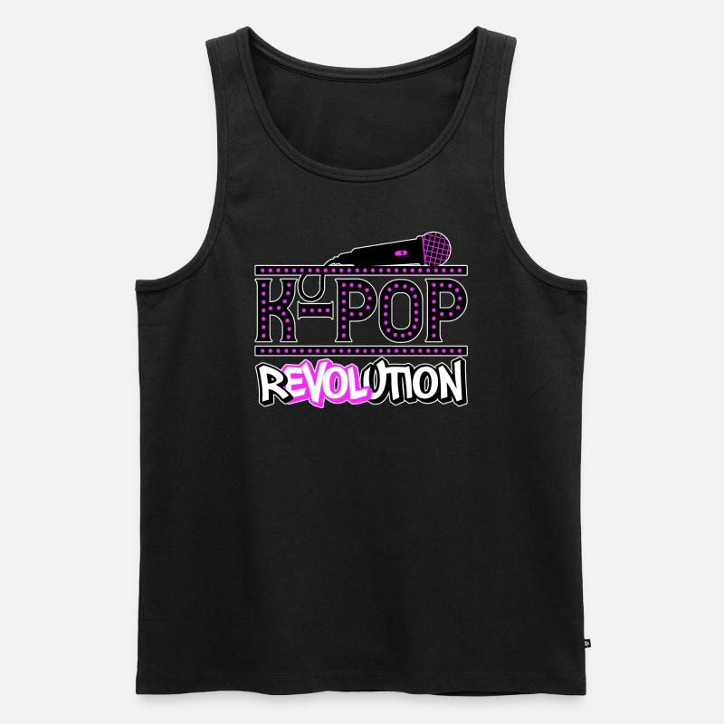 K-Pop Revolution | kpop KPop Geschenkidee - Männer Premium Bio Tank Top - Schwarz