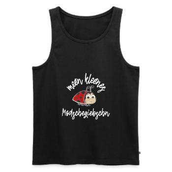 ostdeutsch Marienkäfer, Modschegiebchen Sachsen - Männer Premium Bio Tank Top - Schwarz - Vorne - AI Model Male 178 light (178cm)