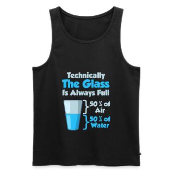 Chemie Shirt Chemiker Labor Nerd Chemisch Geschenk - Männer Premium Bio Tank Top - Schwarz - Vorne - AI Model Male 178 light (178cm)