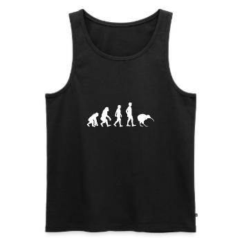 Neuseeland Kiwi Kiwis New Zealand Geschenk - Männer Premium Bio Tank Top - Schwarz - Vorne - AI Model Male 178 light (178cm)