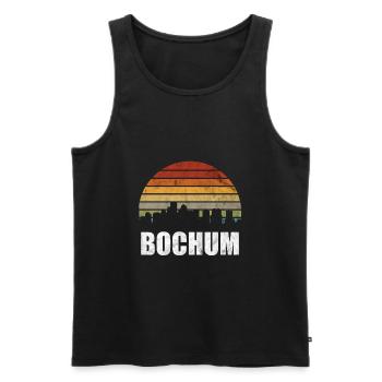 Bochum Ruhrgebiet Ruhrpott Stadt cadeau - Débardeur bio Premium Homme - noir - Devant - Michal (187cm)