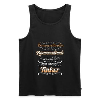 Tinker Pferd Reiter Geschenk - Männer Premium Bio Tank Top - Schwarz - Vorne - Michal (187cm)