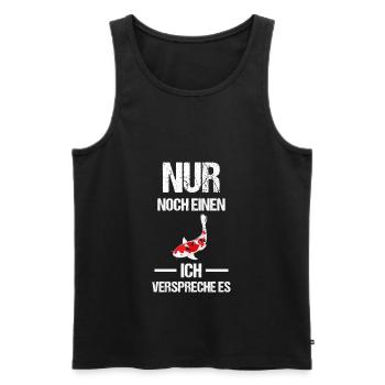 Koi Fisch Kois Geschenk - Männer Premium Bio Tank Top - Schwarz - Vorne - Michal (187cm)
