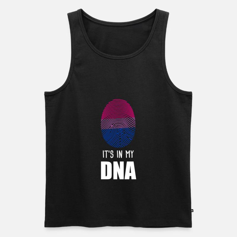 Bisexual Bisexual Bisexual Gift - Men's Premium Organic Tank Top - black
