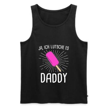 BDSM Girl Fetisch Submissive Geschenk - Männer Premium Bio Tank Top - Schwarz - Vorne - AI Model Male 178 light (178cm)