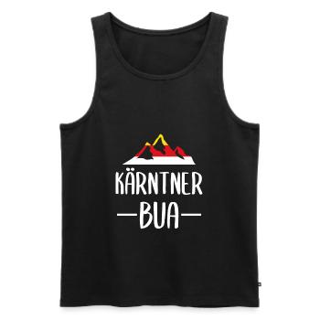 Kärnten Bua Kärntner Österreicher Geschenk - Männer Premium Bio Tank Top - Schwarz - Vorne - AI Model Male 178 light (178cm)