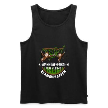 Erzieherin Kindergärtnerin Tagesmutter Geschenk - Männer Premium Bio Tank Top - Schwarz - Vorne - AI Model Male 178 light (178cm)