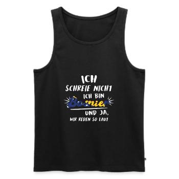 Bosnien Bosnier Bosnisch Geschenk - Männer Premium Bio Tank Top - Schwarz - Vorne - AI Model Male 178 light (178cm)