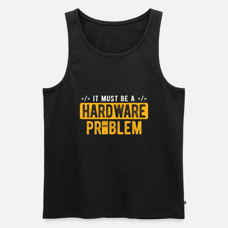 Software Ingenieur Informatiker Programmierer - Männer Premium Bio Tank Top - Schwarz
