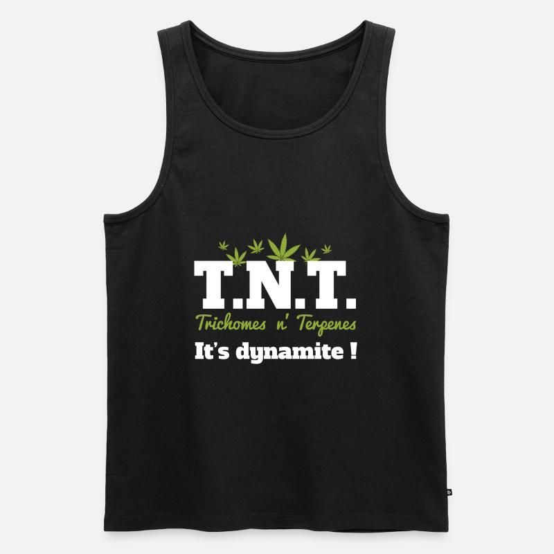 Sensation explosiv - Männer Premium Bio Tank Top - Schwarz