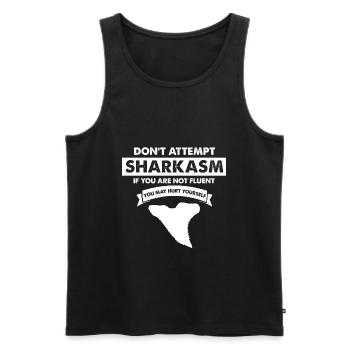 Fossil Archaeology Design Fossils Fossil Hunters - Men's Premium Organic Tank Top - black - Front - Michal (187cm)