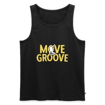 Breakdancing Tanzen für Tänzer - Männer Premium Bio Tank Top - Schwarz - Vorne - Michal (187cm)