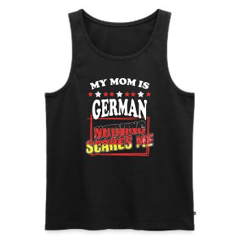 Drôle Allemagne Allemagne Mama Pride pour - Débardeur bio Premium Homme - noir - Devant - Michal (187cm)
