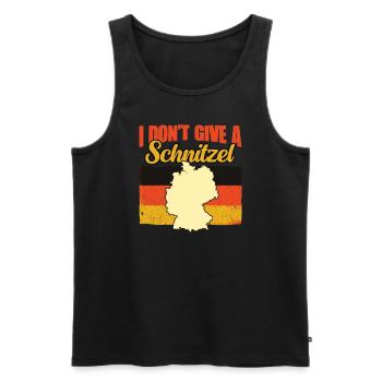 Je ne donne pas un schnitzel drôle allemand allemand - Débardeur bio Premium Homme - noir - Devant - Michal (187cm)
