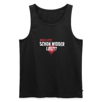 lustige Ossi-Sprüche Ostdeutschland DDR - Männer Premium Bio Tank Top - Schwarz - Vorne - Michal (187cm)