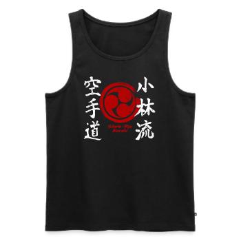 Karate Shorin Ryu Kanji Kampfkunst Japan - Männer Premium Bio Tank Top - Schwarz - Vorne - AI Model Male 178 light (178cm)