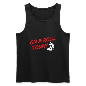 BJJ Jiu Jitsu - Männer Premium Bio Tank Top - Schwarz - Vorne - Michal (187cm)
